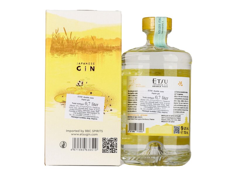 Etsu Double Yuzu Gin 0,7l