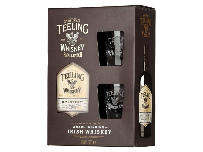 Teeling Small Batch DD+2pohár 0,7l