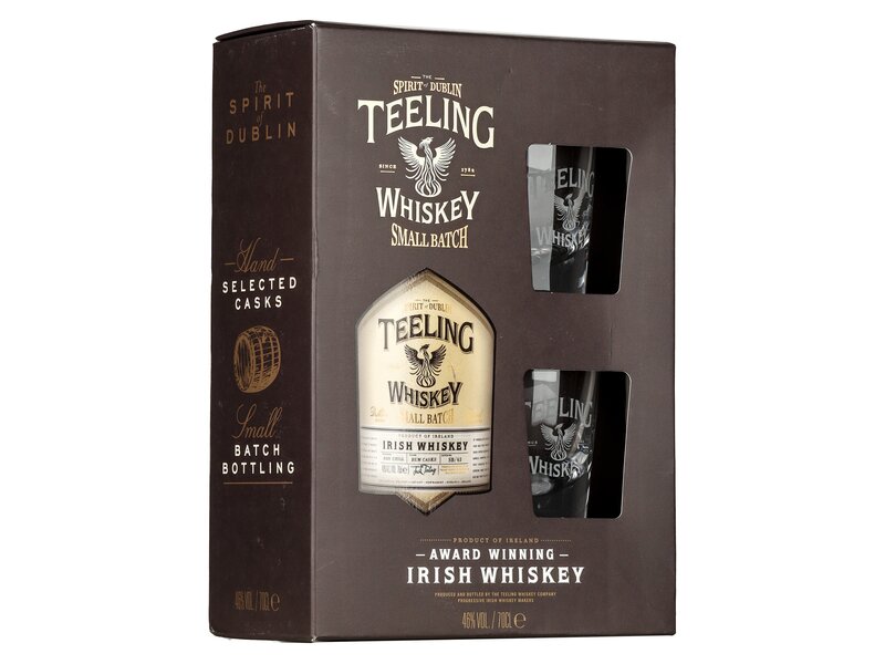 Teeling Small Batch DD+2pohár 0,7l