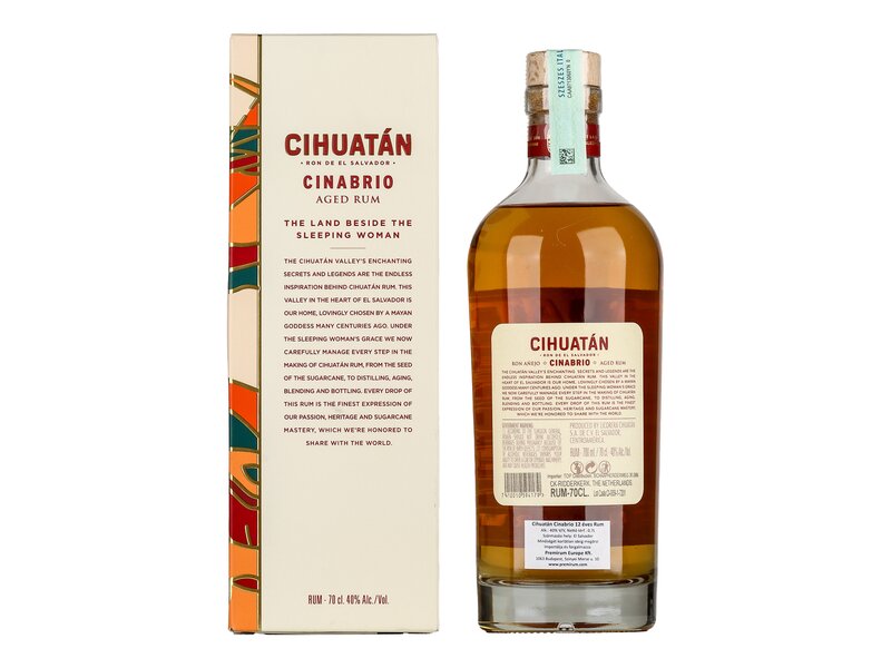 Rum Cihuatán Cinabrio 12 years 0,7l