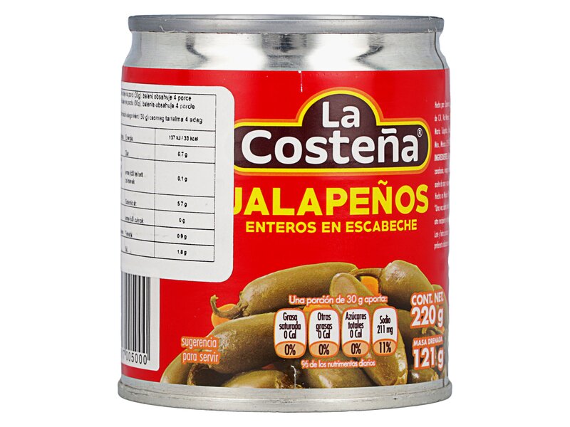 La Costena Jalapenos egész 220g