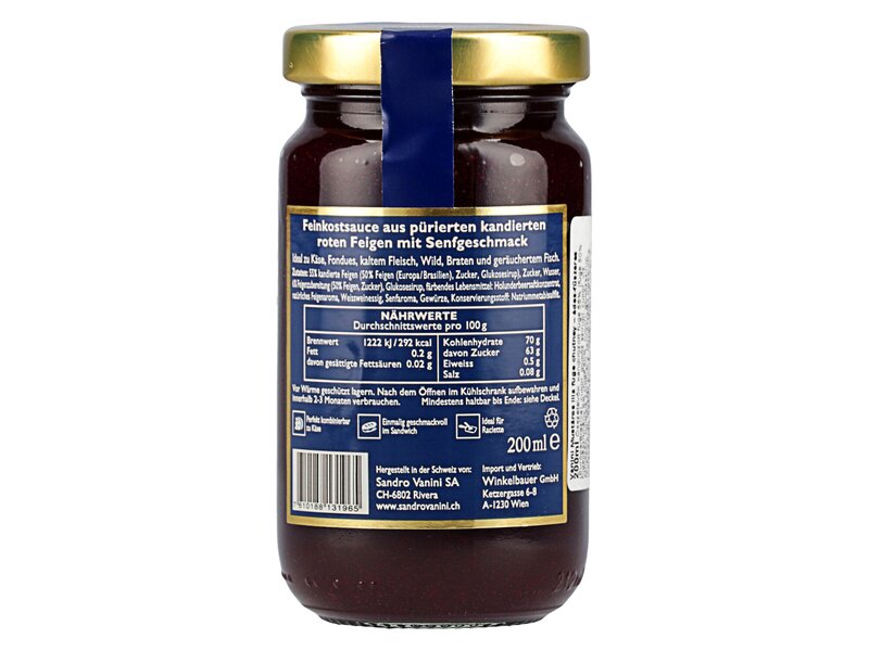 Vanini Red Mostarda Purée 200ml