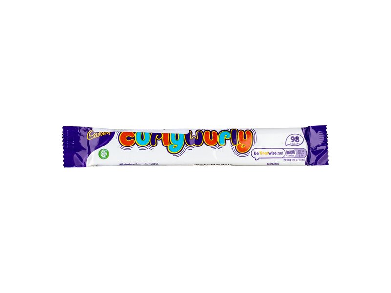 Cadbury Curly Wurly Tejcsokoládé szelet karamellás töltelékkel (69%) 21,5g