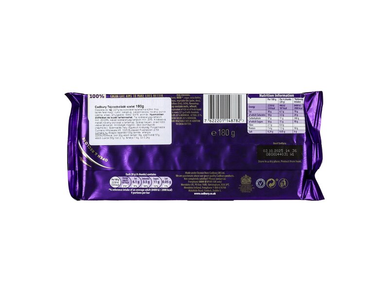 Cadbury Dairy Milk 180g