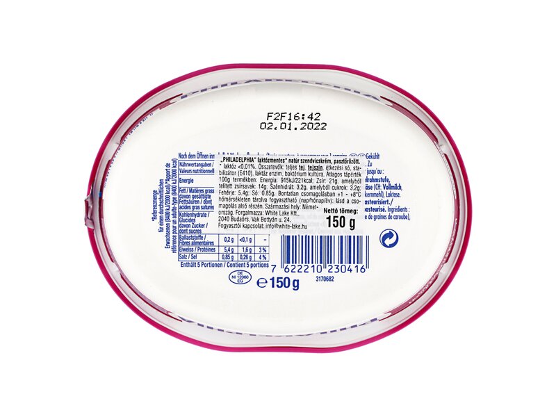 Philadelphia* laktózmentes 150g