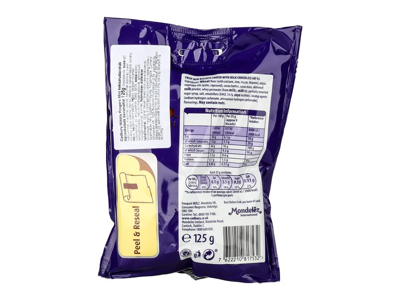Cadbury Nibbly Fingers Pouch 125g