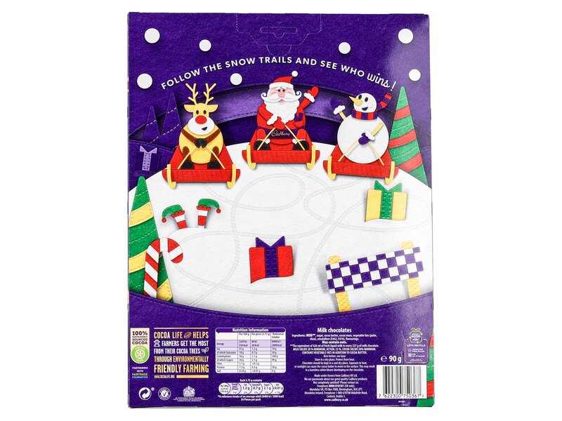 Cadbury Dairy Milk Advent Calendar 90g