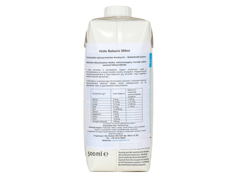 Holle babavíz 500ml