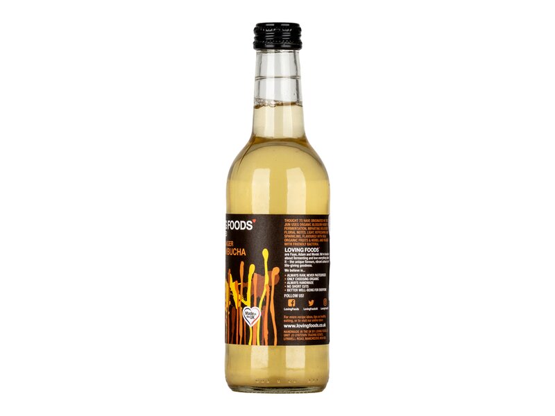 *Loving Foods Jun-Kombucha with Lemon and Ginger 330ml