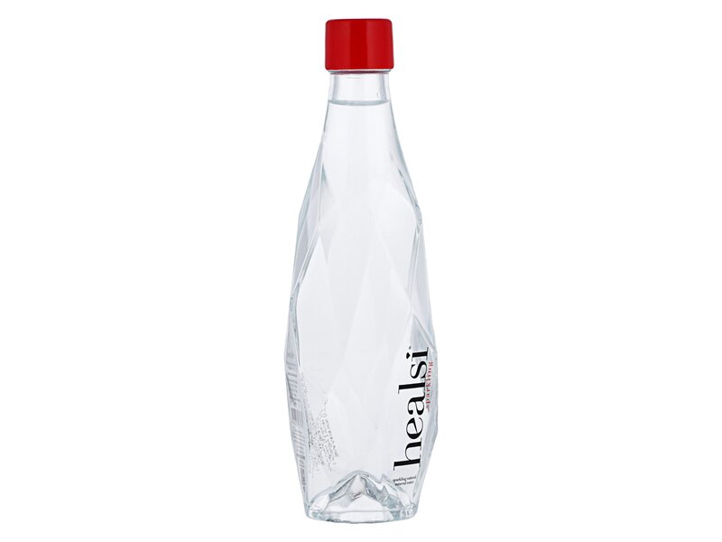 Healsi Natural Mineral Water Sparkling Glass 400ml