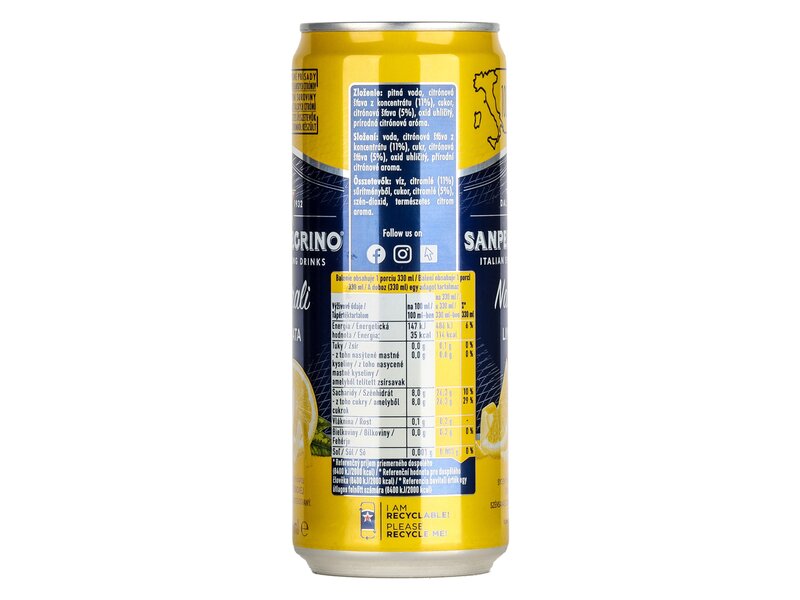 SanPellegrino Naturali Limonata 330ml