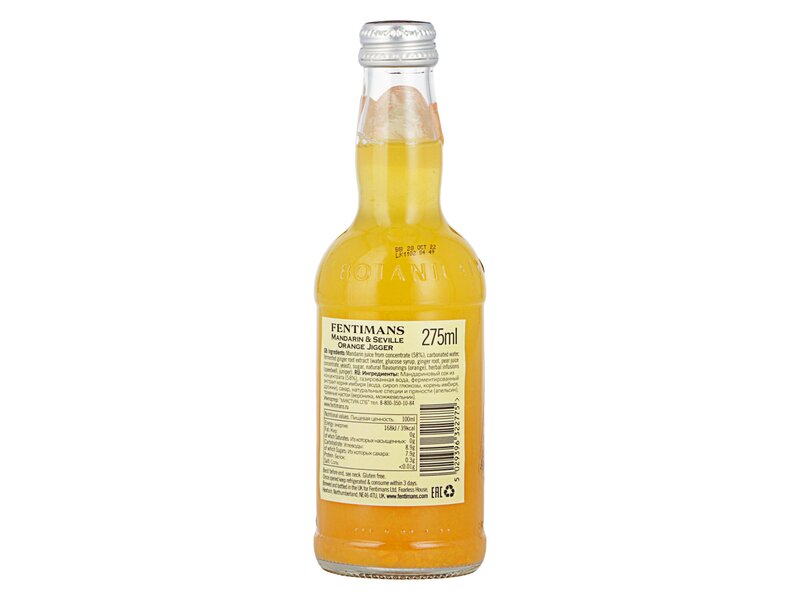 Fentimans Mandarin & Orange jigger 275ml