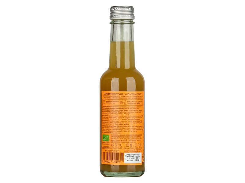 Alain Milliat Organic Yuzu Concentrate 200ml