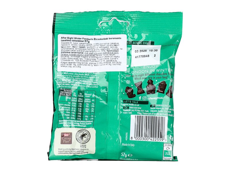 Nestlé After Eight Winter Fondant Bag 57g