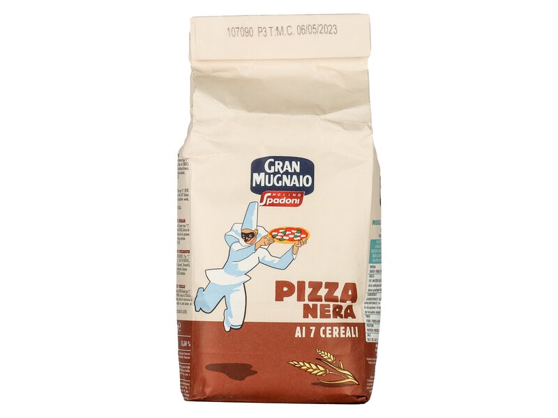 Spadoni hétmagos lisztkeverék fekete pizzához 1kg