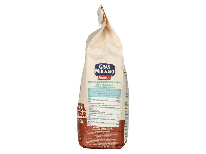 Spadoni hétmagos lisztkeverék fekete pizzához 1kg