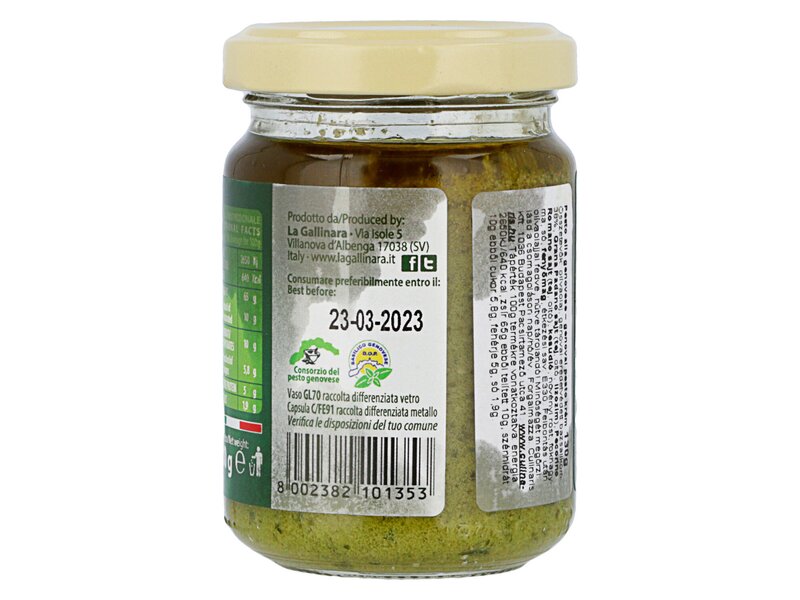 Gallinara Pesto alla Genovese 130g