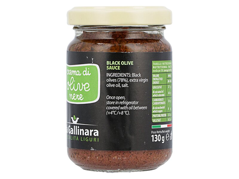 Gallinara Crema di Olive Nere 130g