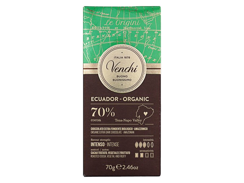 Venchi Biologico Dark Chocolate 70% 70g