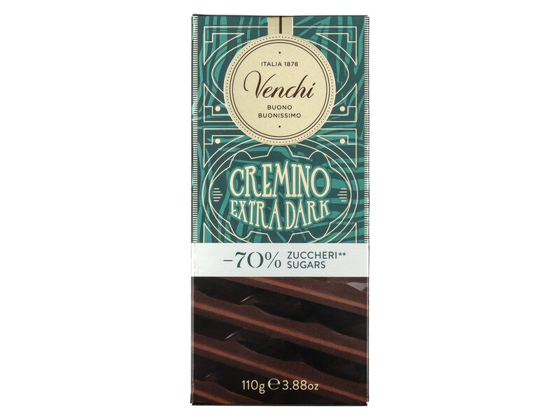 Venchi Cremino Extra Dark -70% sugars 110g