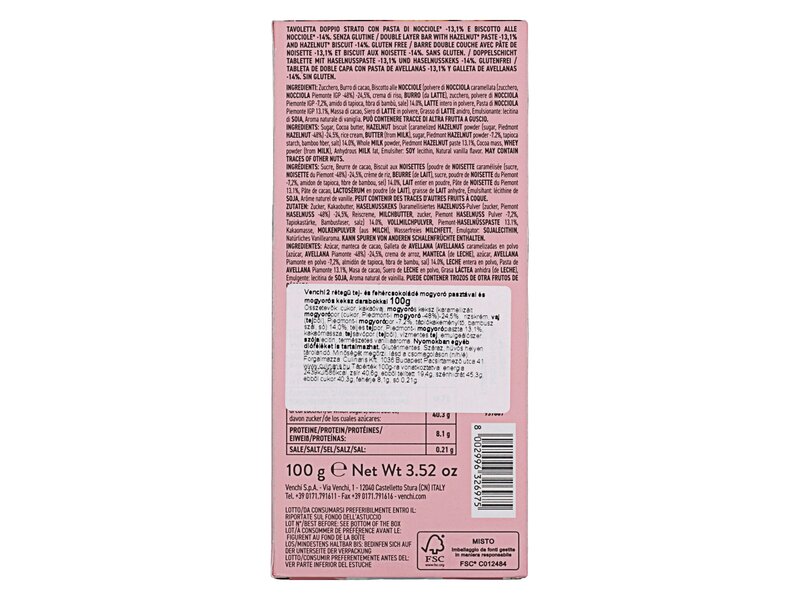 Venchi Milk Chocolate Baciodidama 100g