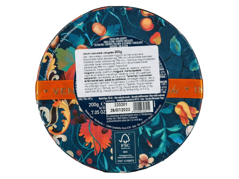 Venchi csokoládé válogatás 200g