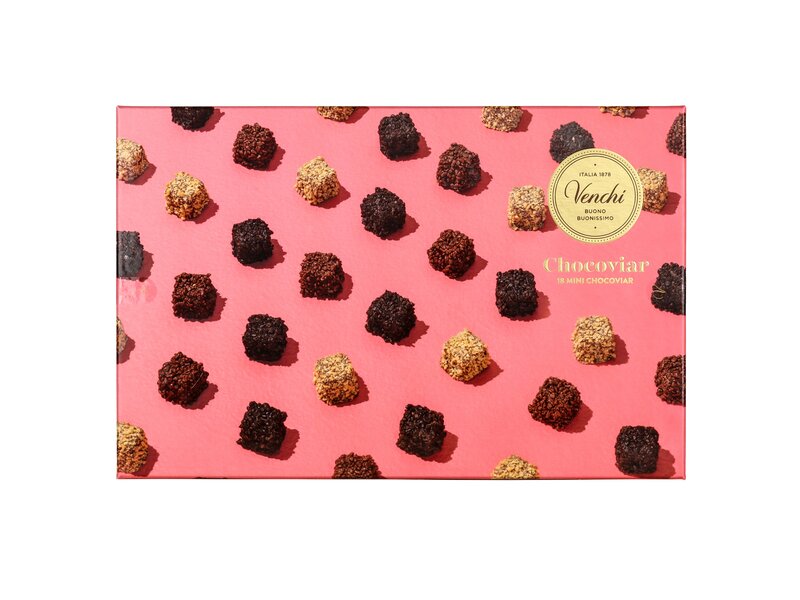 Venchi Chocaviar extra étcsokoládé ajándékdoboz 260g