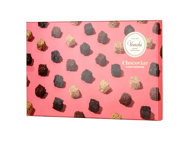 Venchi Chocaviar extra étcsokoládé ajándékdoboz 260g