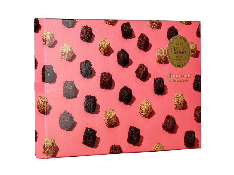 Venchi Chocaviar extra étcsokoládé ajándékdoboz 260g
