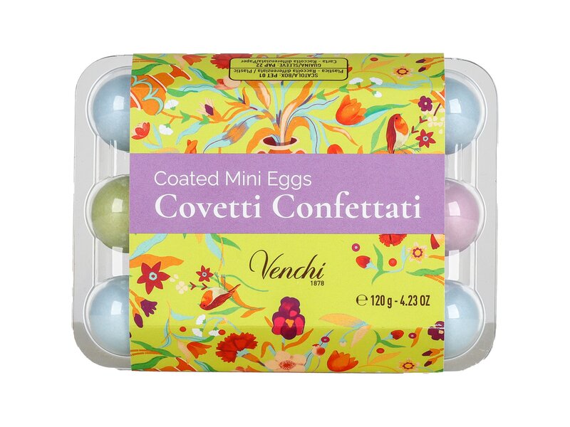 Venchi Húsvéti Csokoládé Tojás cukormáz bevonattal 125g