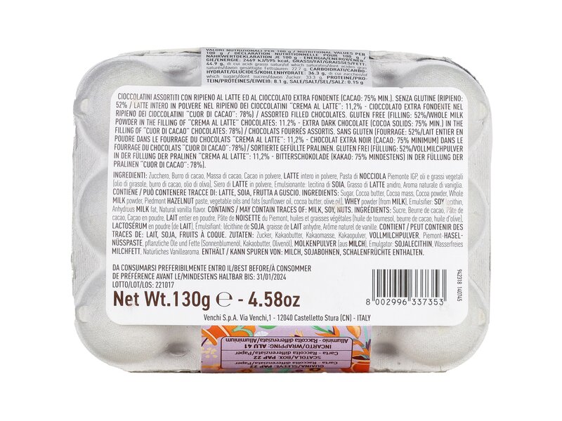 Venchi Ovetti mini eggs 130g