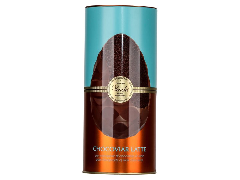 Venchi Chocaviar tejcsokoládé tojás fémdobozban 350g