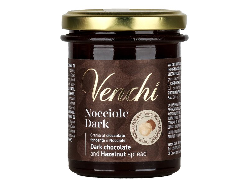 Venchi Spread Dark Chocolate and hazelnut 200g