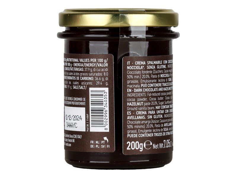 Venchi Spread Dark Chocolate and hazelnut 200g