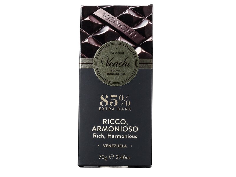 Venchi 85% extra dark riccoarmonioso rich Venezuela 70g