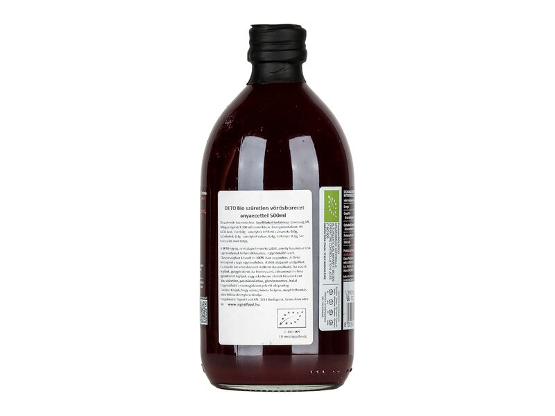 DETO Bio szűretlen vörösbor ecet