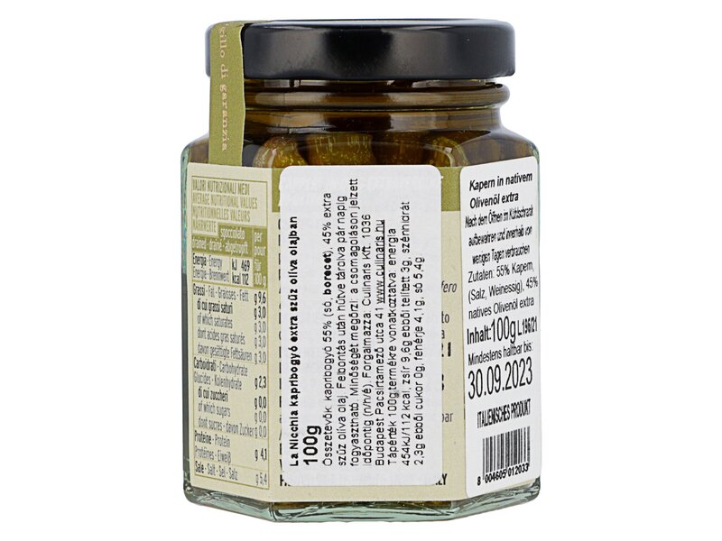 La Nicchia Capperi in Olio Extra Vergine di Oliva 100g