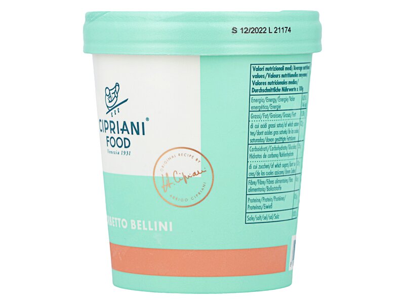 Cipriani** Sorbetto Bellini 300g