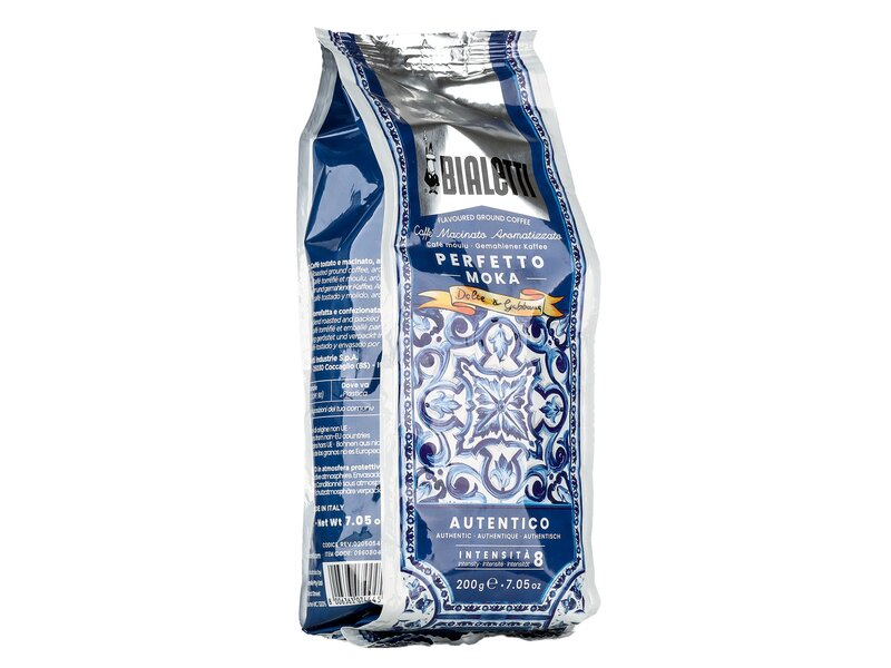 Bialetti Moka Perfetto Blue D&G örölt kávé 200g