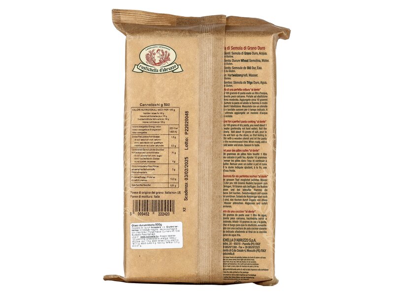 Rustichella cannolicchi 500g