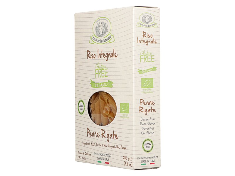 Rustichella Penne Rigate Riso Integrale Gluten Free Organic 250g