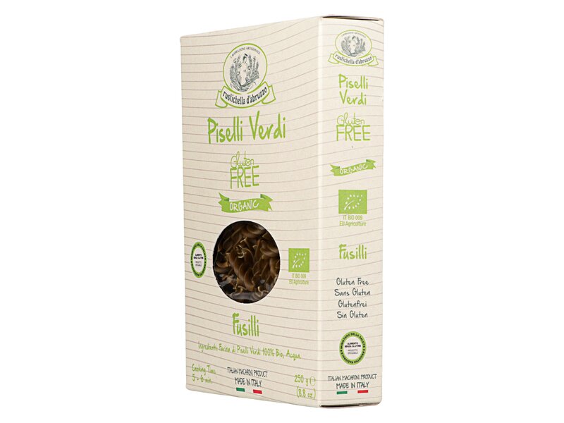 Rustichella Fusilli Piselli Verdi Gluten Free Organic 250g