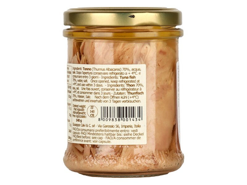 Calvi tonhal természetes lében 200g