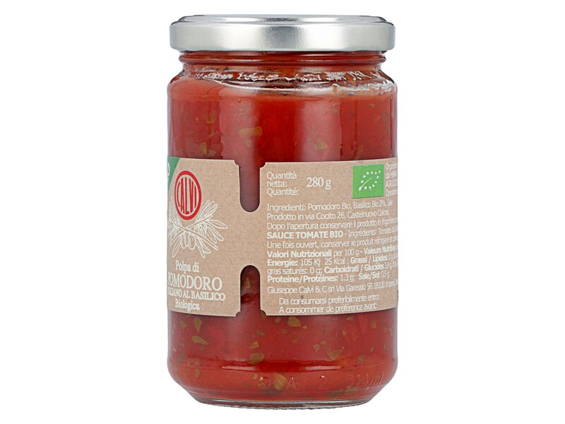 Calvi Polpa di Pomodoro al Basilico BIO 280g