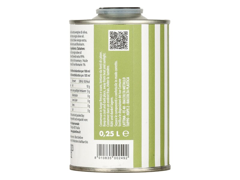 Galantino Extra szűz olívaolaj rozmaringgal 0,25l