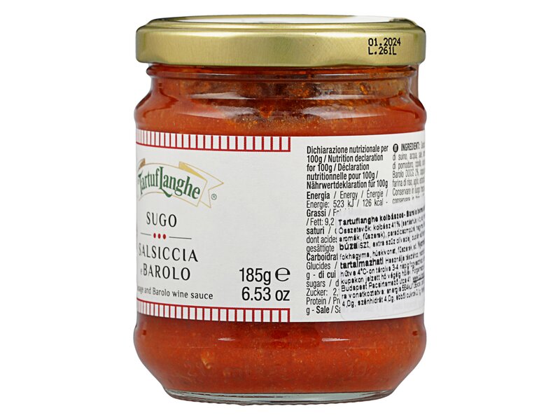 TartufL sugo salsiccia e vino barolo 185g