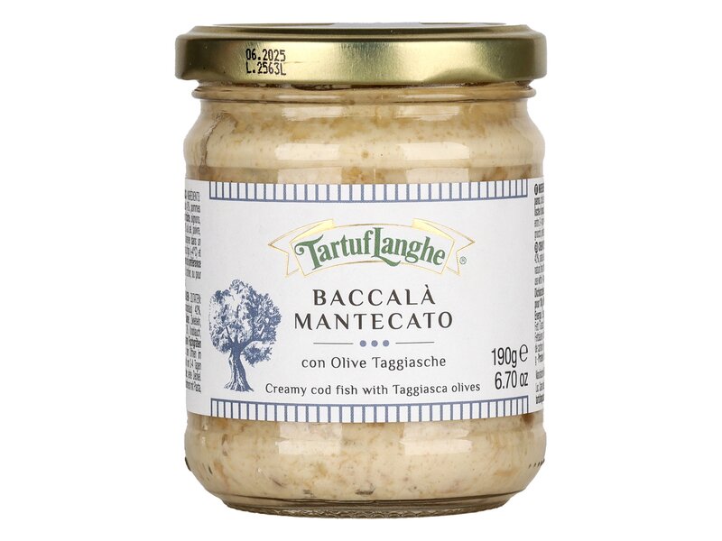 TartufLanghe Creamy Cod Fish with Taggiasca olives 190g