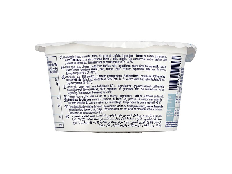 Garofalo* Mozzarella di Bufala Vaschette 1x125g