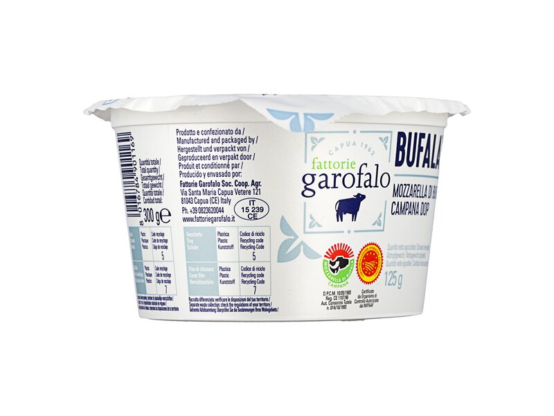 Garofalo* Mozzarella di Bufala Vaschette 1x125g