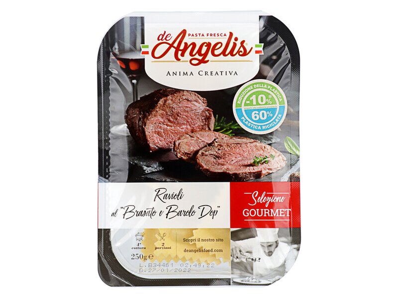 De Angelis* Ravioli Brastao&Barolo Dop 250g